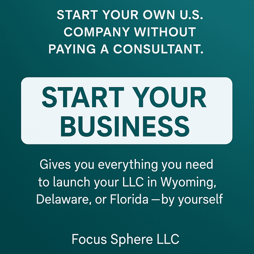 Start Your Own U.S. Company Without Paying a Consultant.